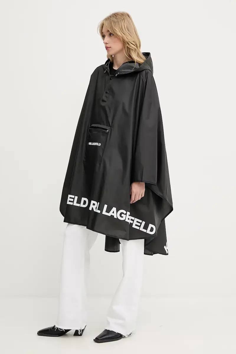 poncho donna colore nero A3W50105 miniatura 4