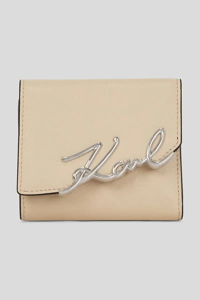 portafoglio in pelle donna colore beige A3W32019