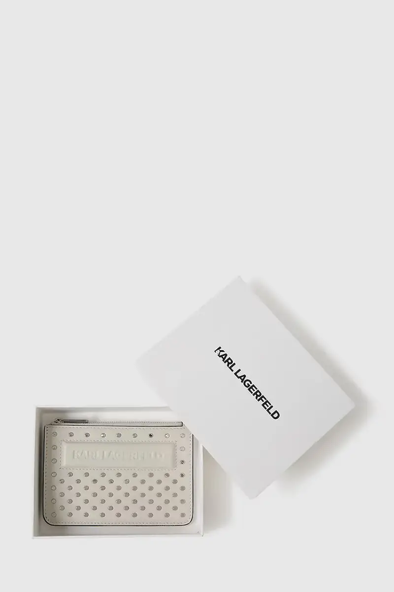 portafoglio in pelle donna colore beige A4W32028 miniatura 4