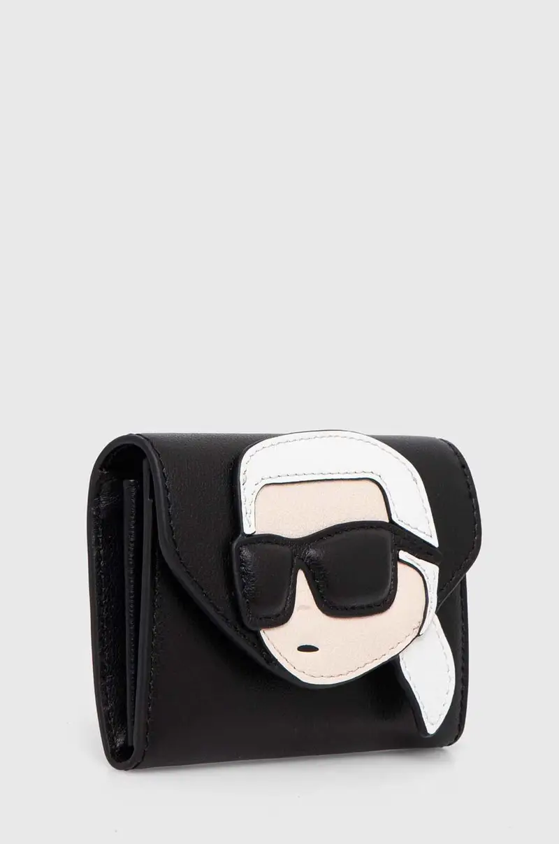 portafoglio in pelle donna colore nero 245W3214 miniatura 2