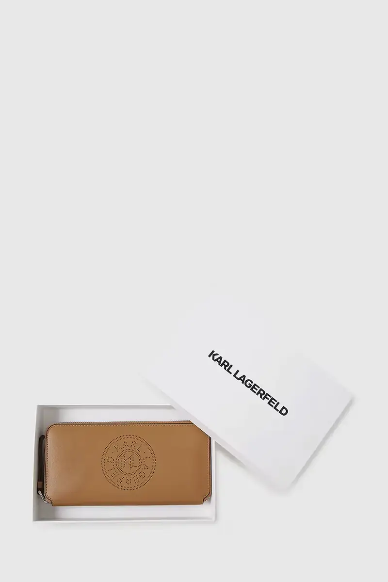 portafoglio in pelle donna colore nero A2W32034 Marrone miniatura 4