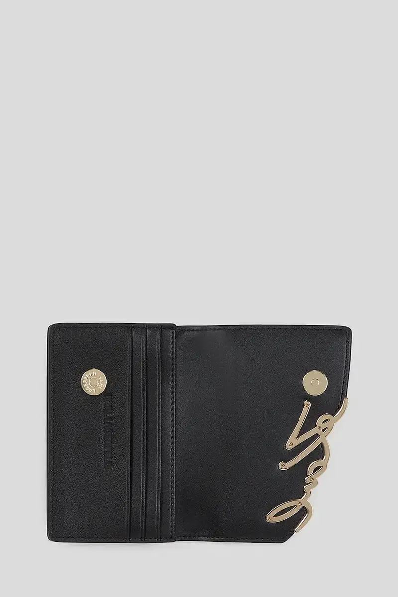 portafoglio in pelle donna colore nero A3W32018 miniatura 3