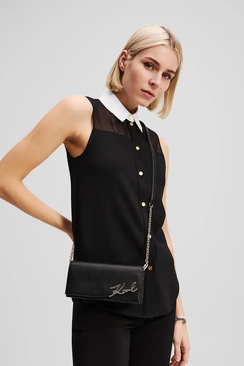 portafoglio in pelle donna colore nero A3W32021 miniatura 2