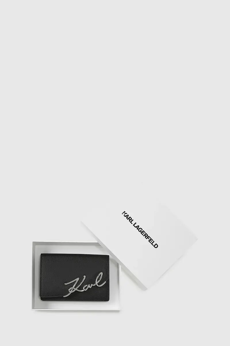 portafoglio in pelle donna colore nero A4W32018 miniatura 4