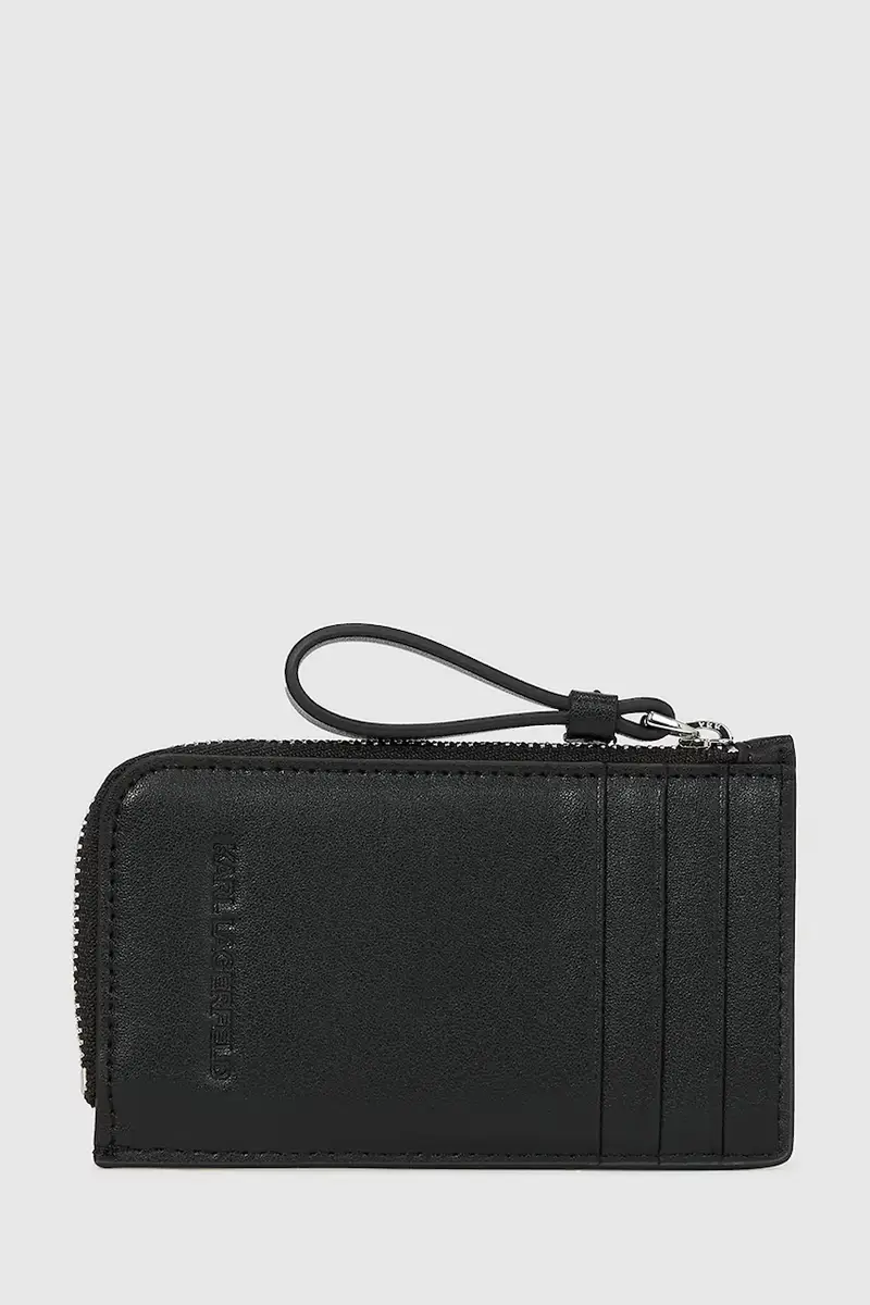 portafoglio in pelle donna colore nero A4W32024 miniatura 2
