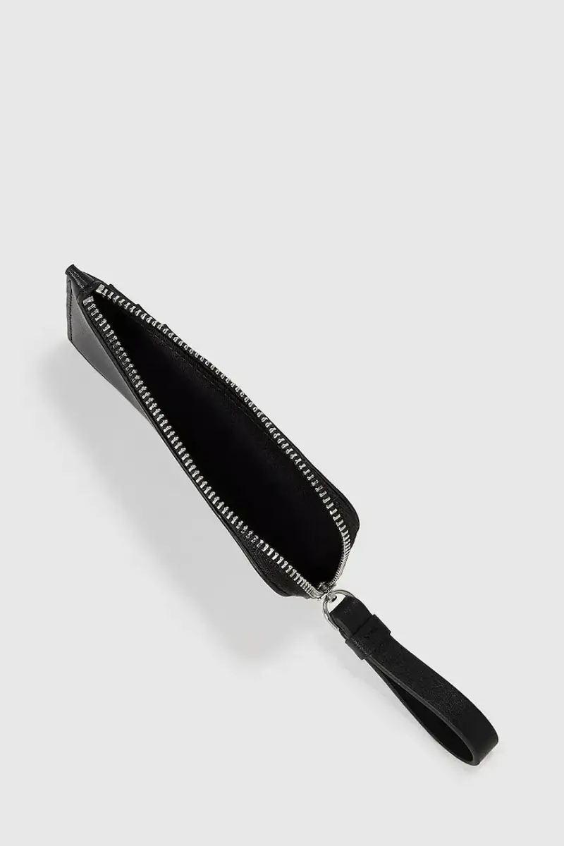 portafoglio in pelle donna colore nero A4W32024 miniatura 4