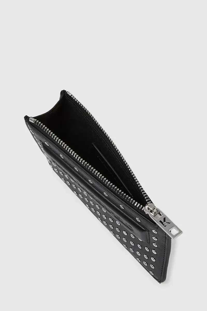 portafoglio in pelle donna colore nero A4W32028 miniatura 3