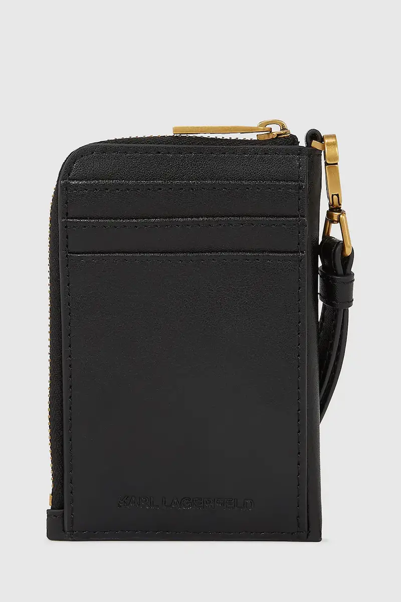 portafoglio in pelle donna colore nero A4W32035 miniatura 2