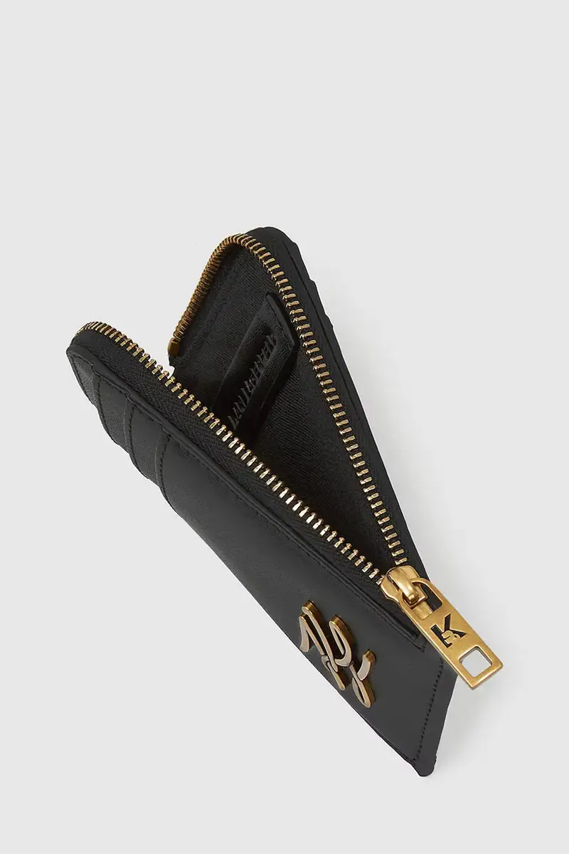 portafoglio in pelle donna colore nero A4W32035 miniatura 3