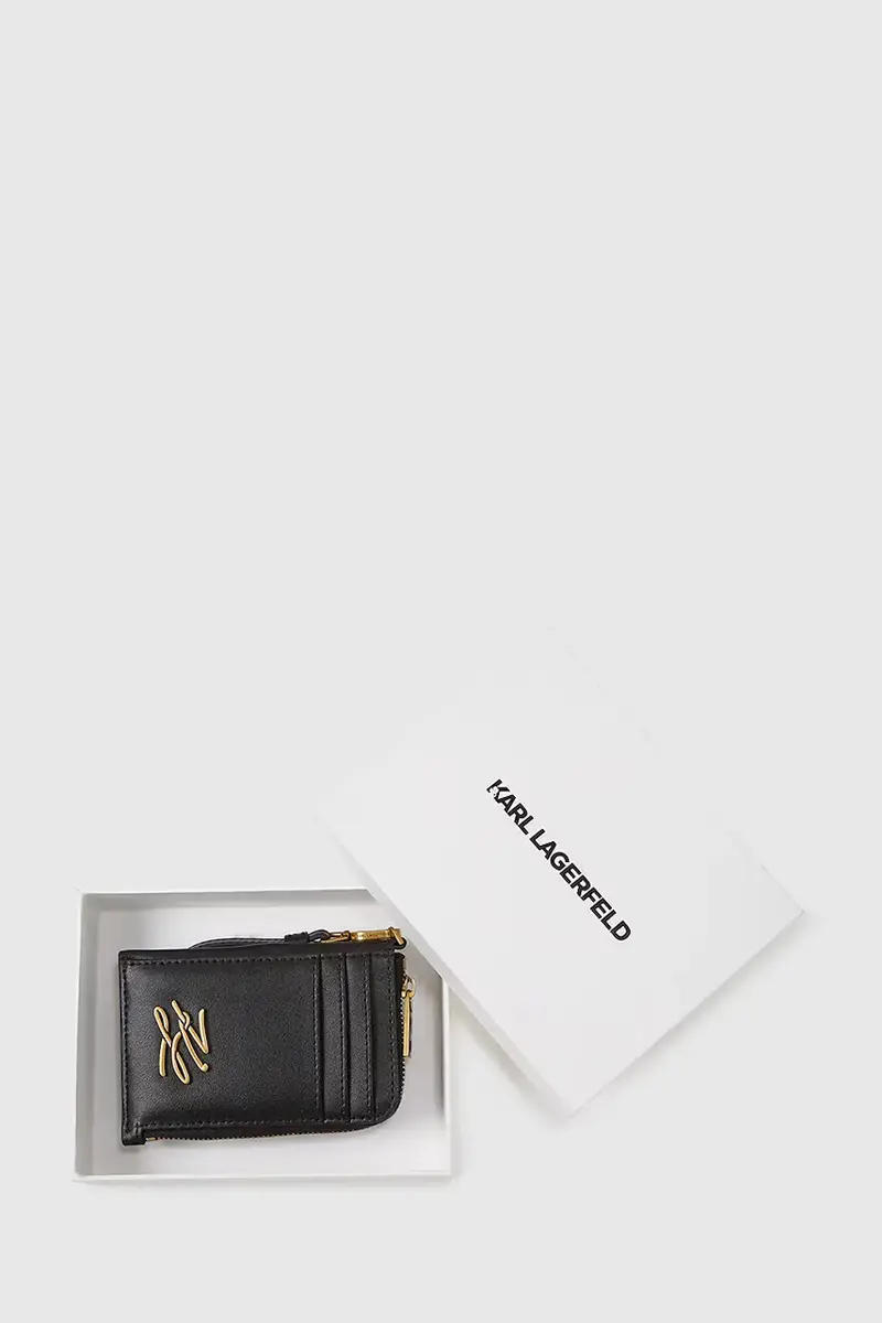 portafoglio in pelle donna colore nero A4W32035 miniatura 4