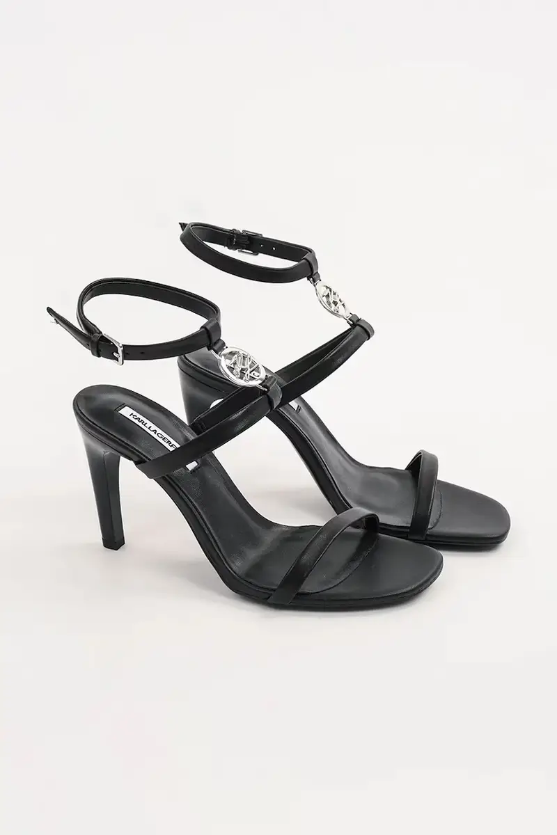 sandali in pelle BELVIA colore nero KL32914 miniatura 2