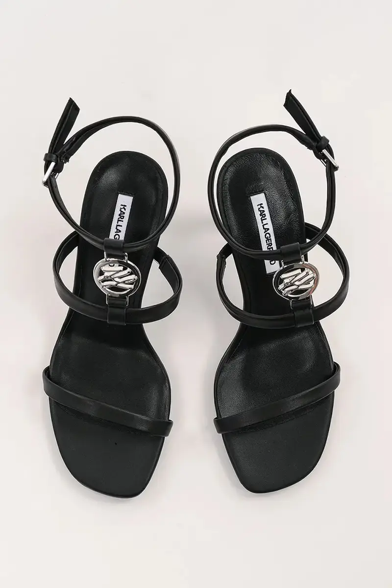 sandali in pelle BELVIA colore nero KL32914 miniatura 4