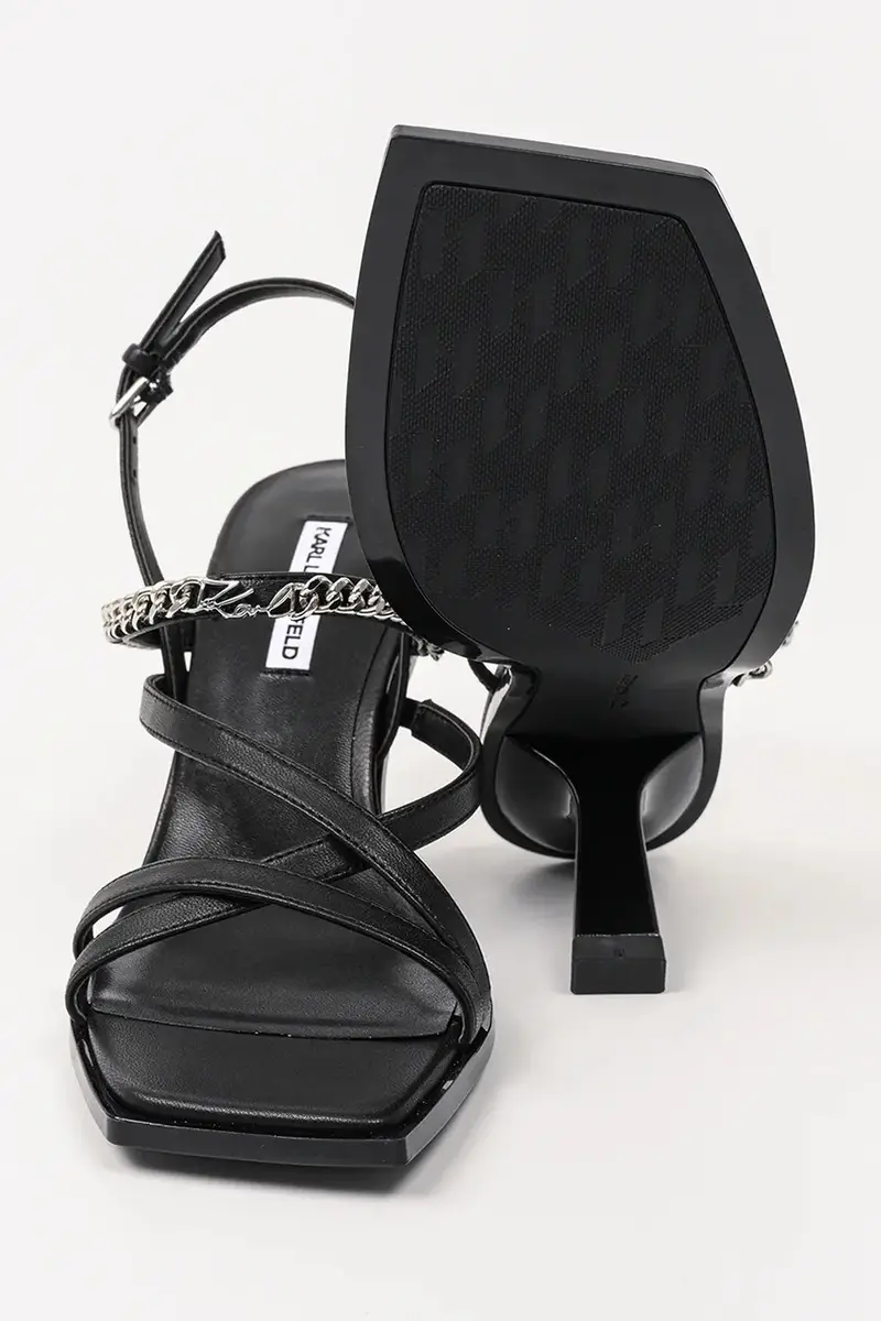 sandali in pelle KARMEL donna colore nero KL33625 miniatura 5