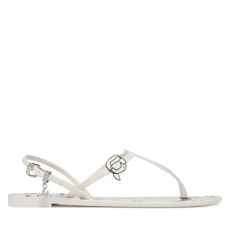 Sandali KARL LAGERFELD Jelly KL80002G Bianco