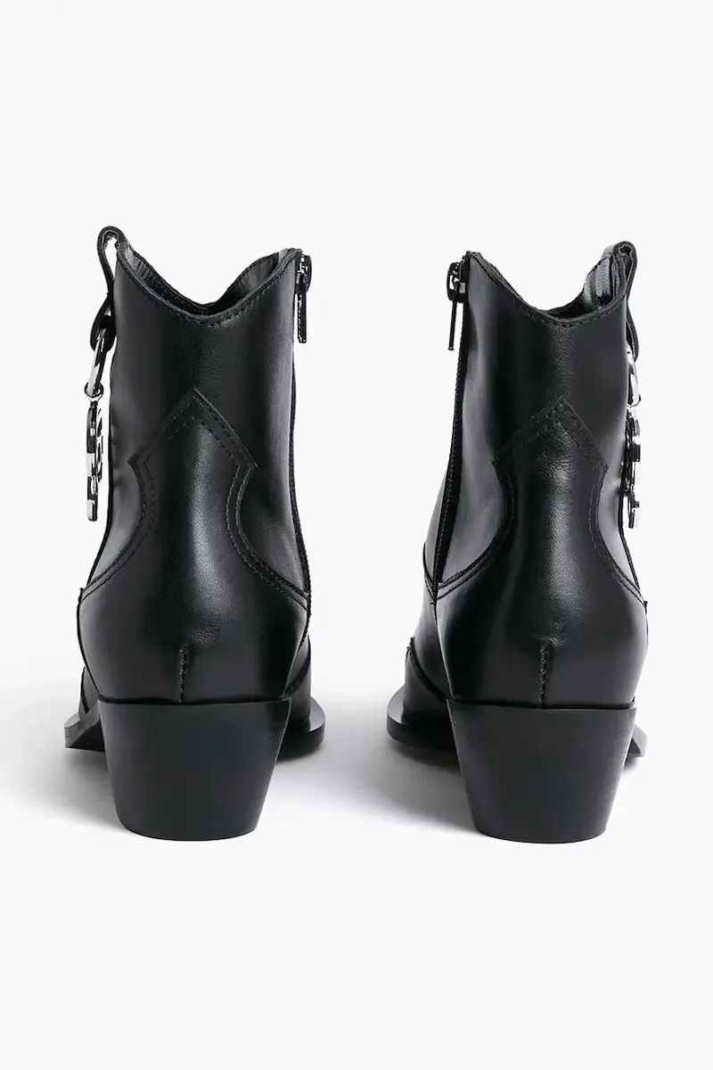 scarpe da cowboy KANSAS NFT donna colore nero KL33265 miniatura 3