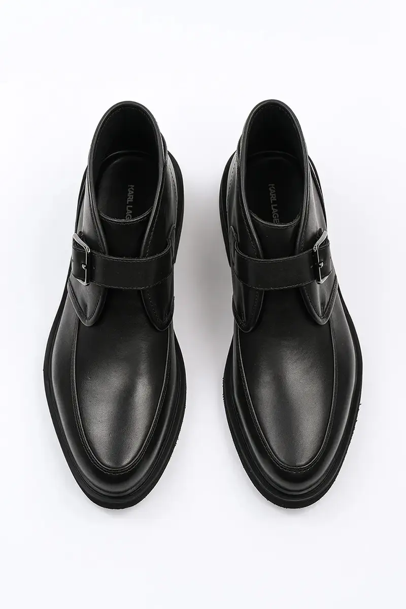 scarpe in pelle KARNABY uomo colore nero KL10330 miniatura 4