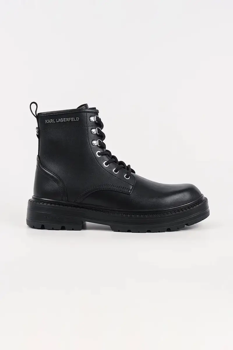 scarpe in pelle MILES uomo colore nero KL10255