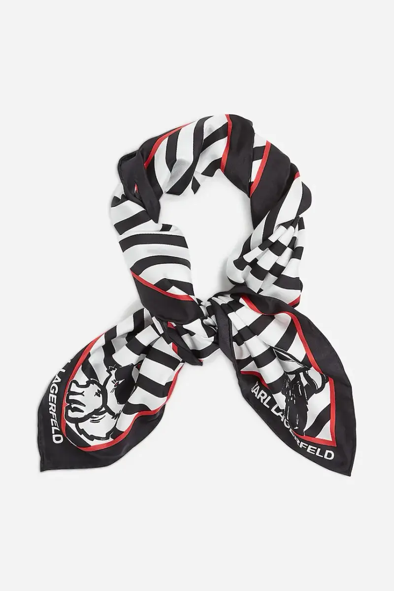 scialle in seta donna colore nero A2W33074 miniatura 2