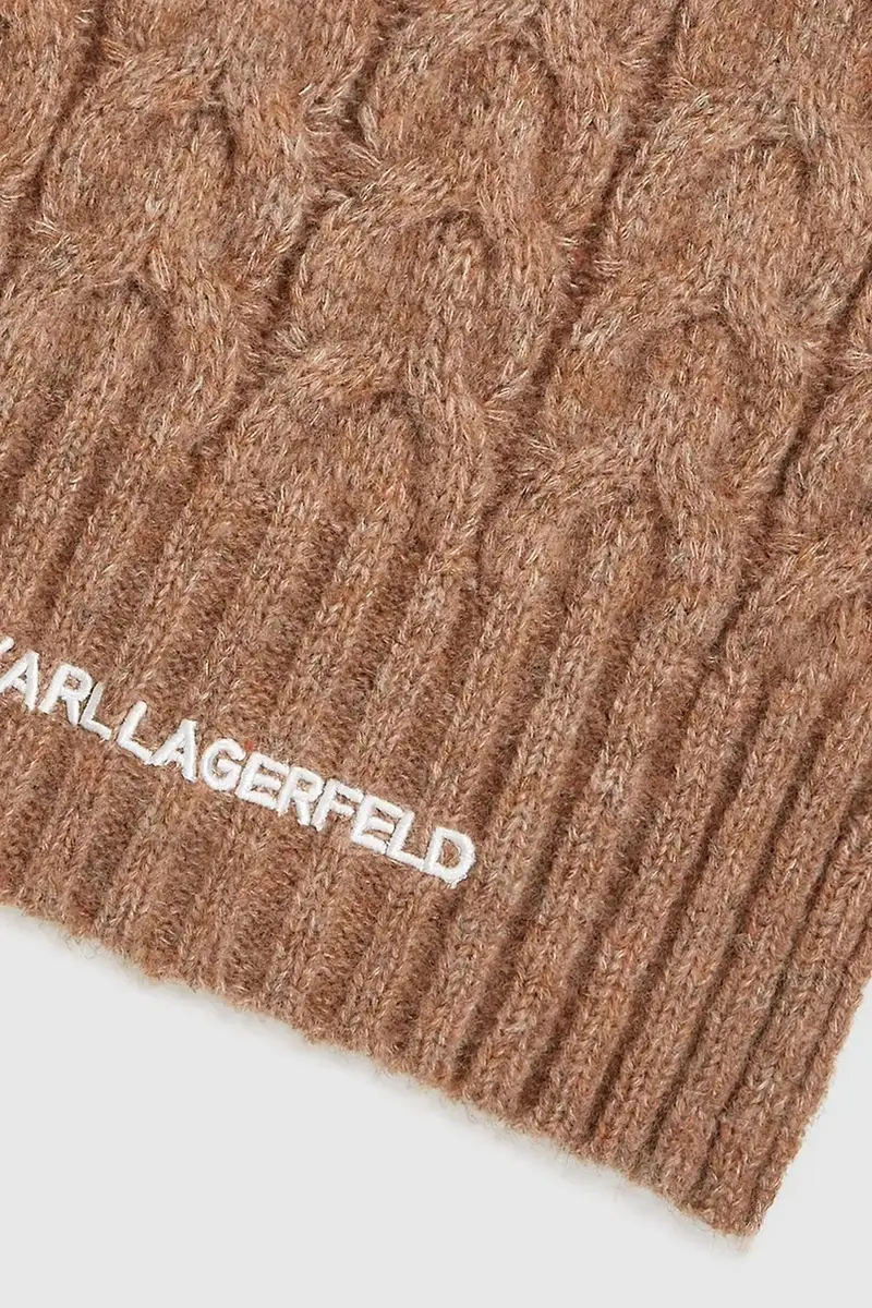 sciarpa con aggiunta di lana donna colore beige A4W33029 miniatura 3