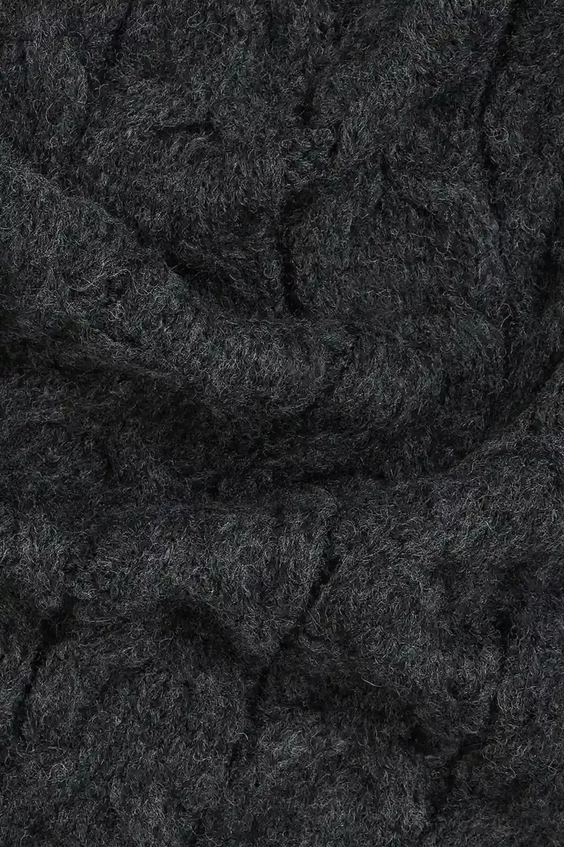 sciarpa con aggiunta di lana donna colore grigio A4W33029 miniatura 4