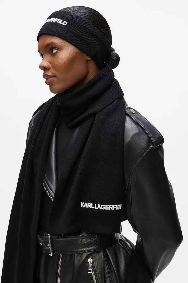 sciarpa donna colore nero A4W33027 miniatura 5