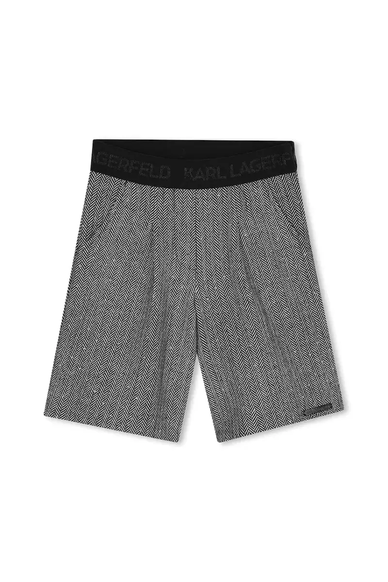 shorts bambino/a colore grigio Z30594 miniatura 2