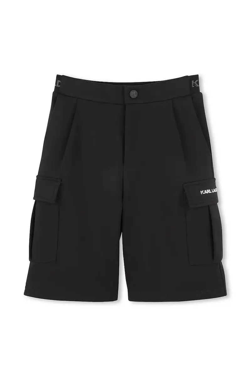 shorts bambino/a colore nero Z30412 miniatura 2