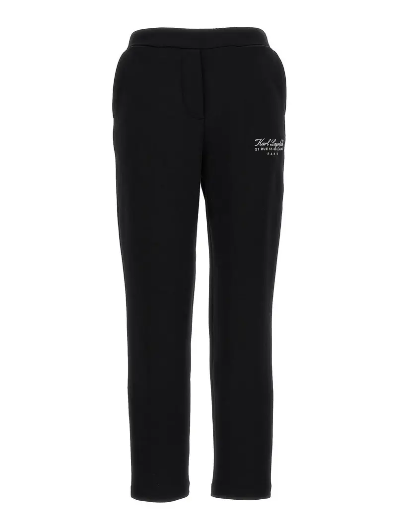 signature logo joggers Nero