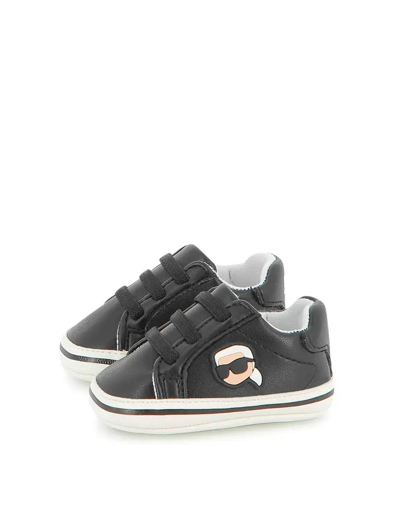 Sneakers Con Logo Nero
