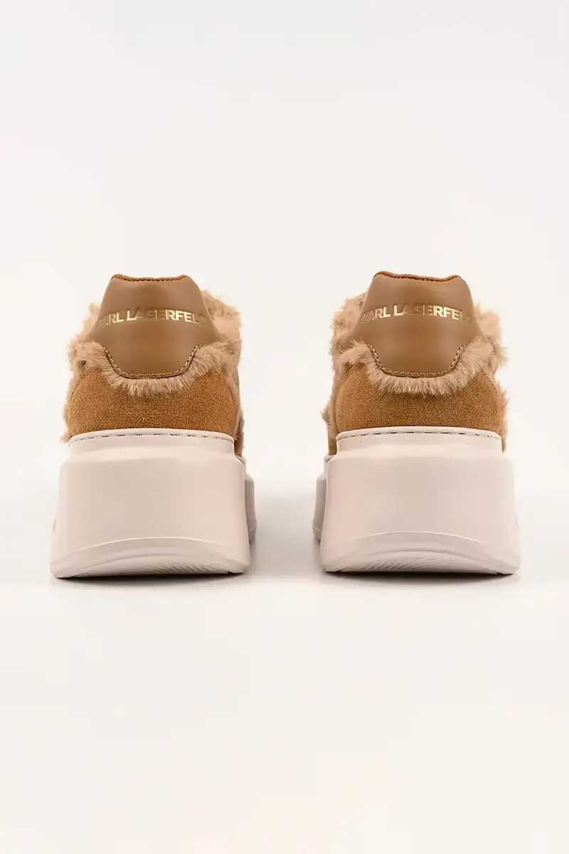 sneakers in camoscio ANAKAPRI U donna colore marrone KL63509 miniatura 3