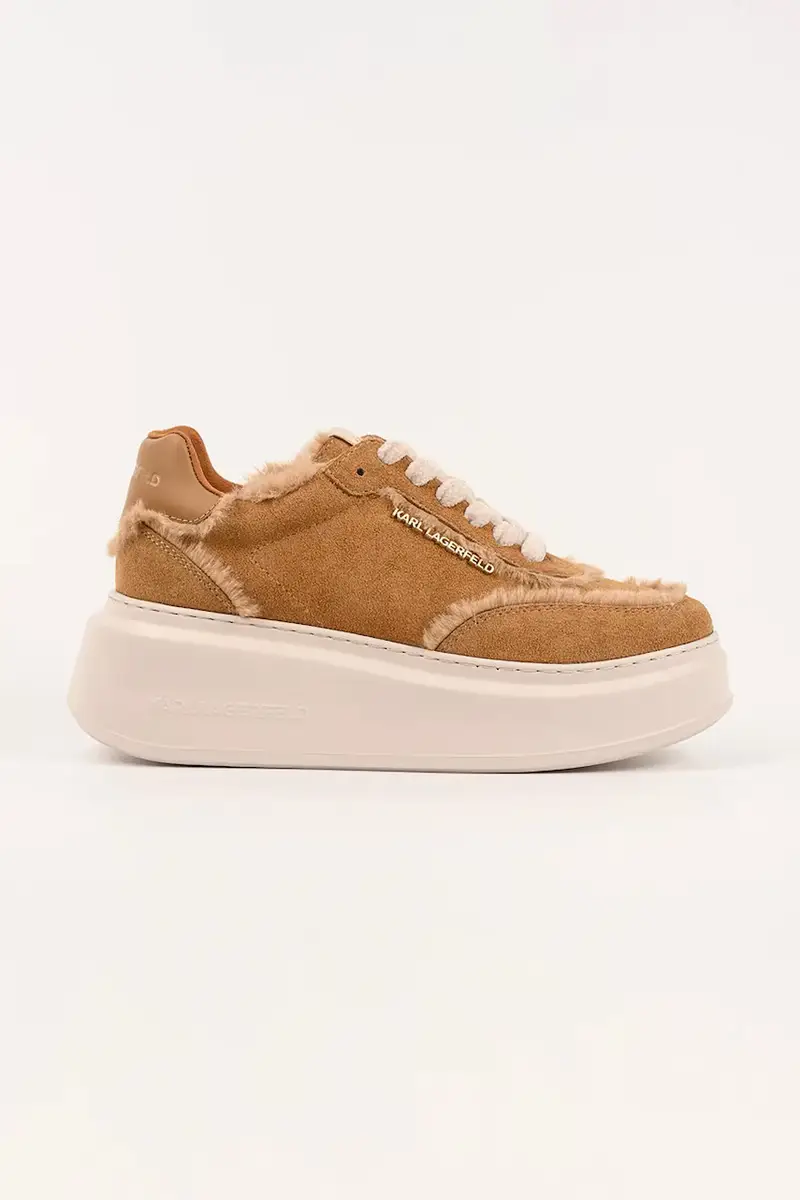 sneakers in camoscio ANAKAPRI U donna colore marrone KL63509