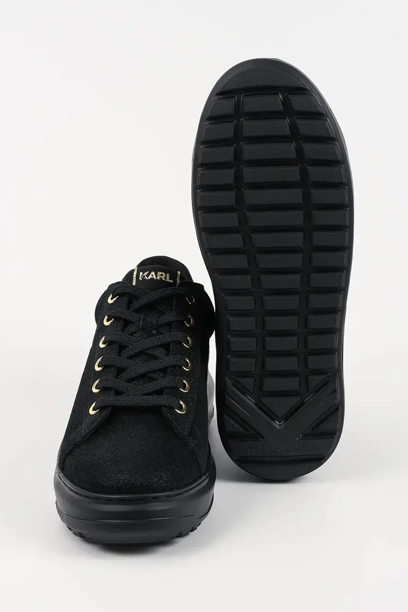 sneakers in camoscio KAPRI LUG donna colore nero KL67537 miniatura 5