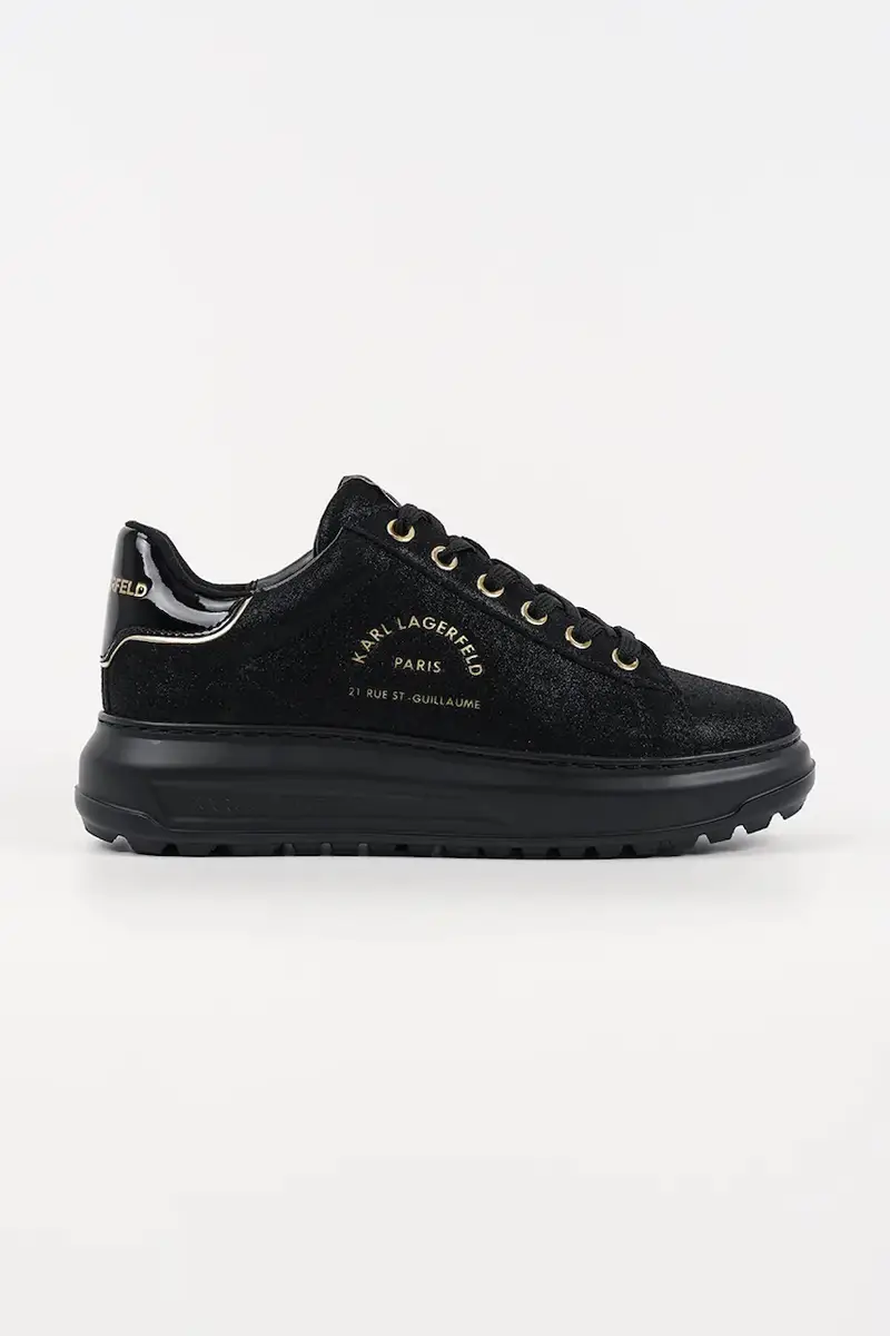 sneakers in camoscio KAPRI LUG donna colore nero KL67537