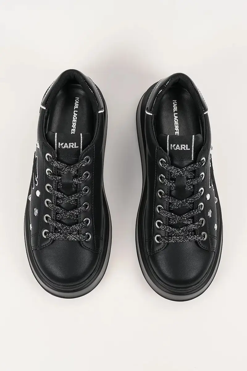 sneakers in pelle ANAKAPRI colore nero KL63528 miniatura 4