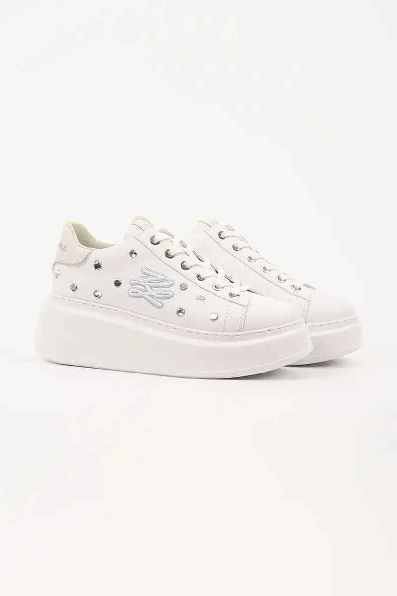 sneakers in pelle ANAKAPRI donna colore bianco KL63528 miniatura 2
