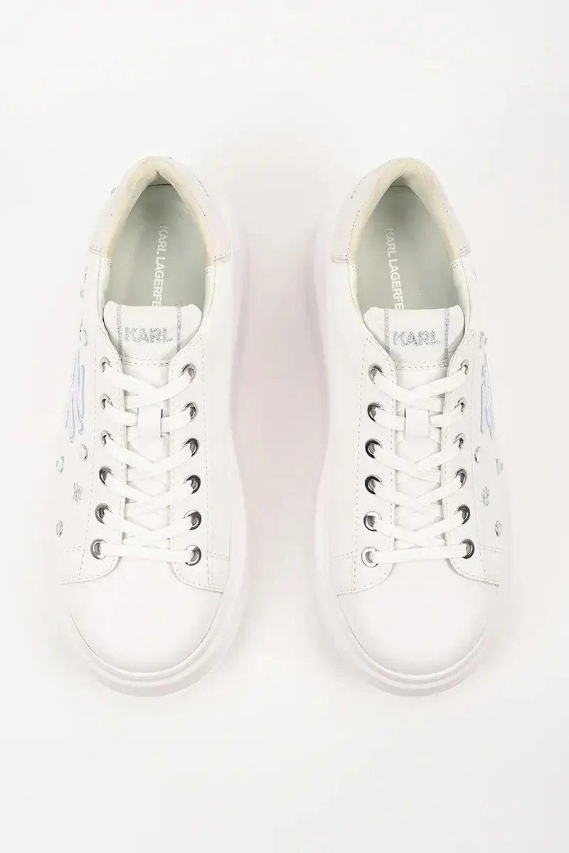 sneakers in pelle ANAKAPRI donna colore bianco KL63528 miniatura 4