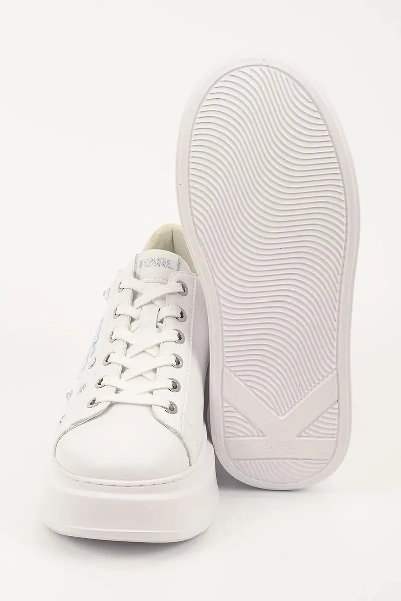 sneakers in pelle ANAKAPRI donna colore bianco KL63528 miniatura 5