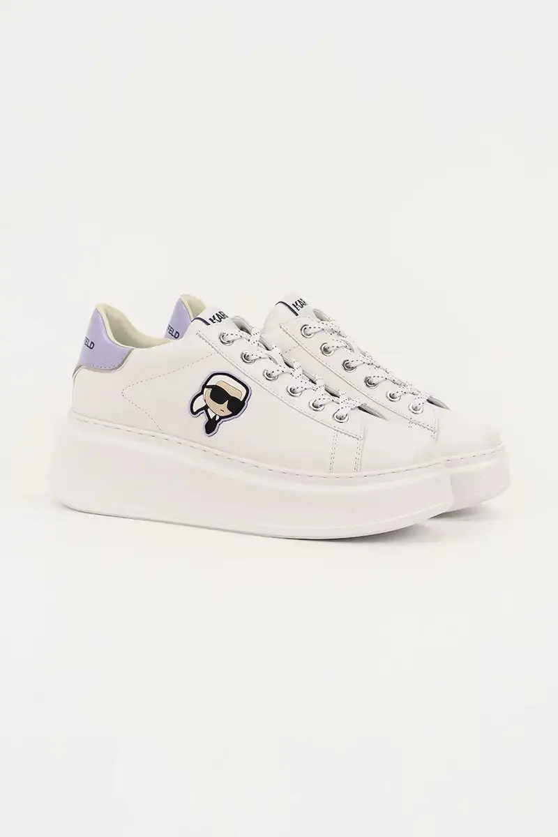 sneakers in pelle ANAKAPRI donna colore bianco KL63530N miniatura 2