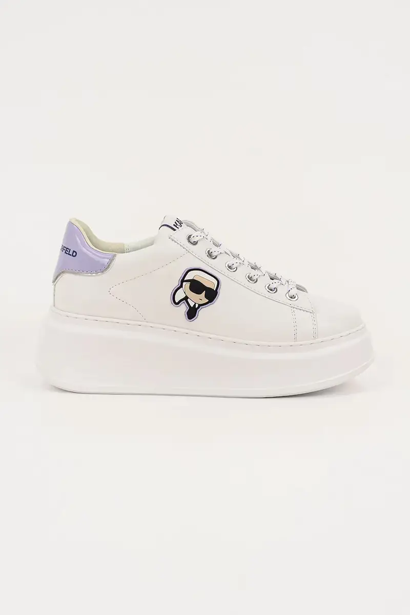 sneakers in pelle ANAKAPRI donna colore bianco KL63530N
