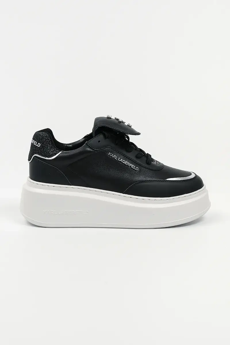 sneakers in pelle ANAKAPRI donna colore nero KL63519S