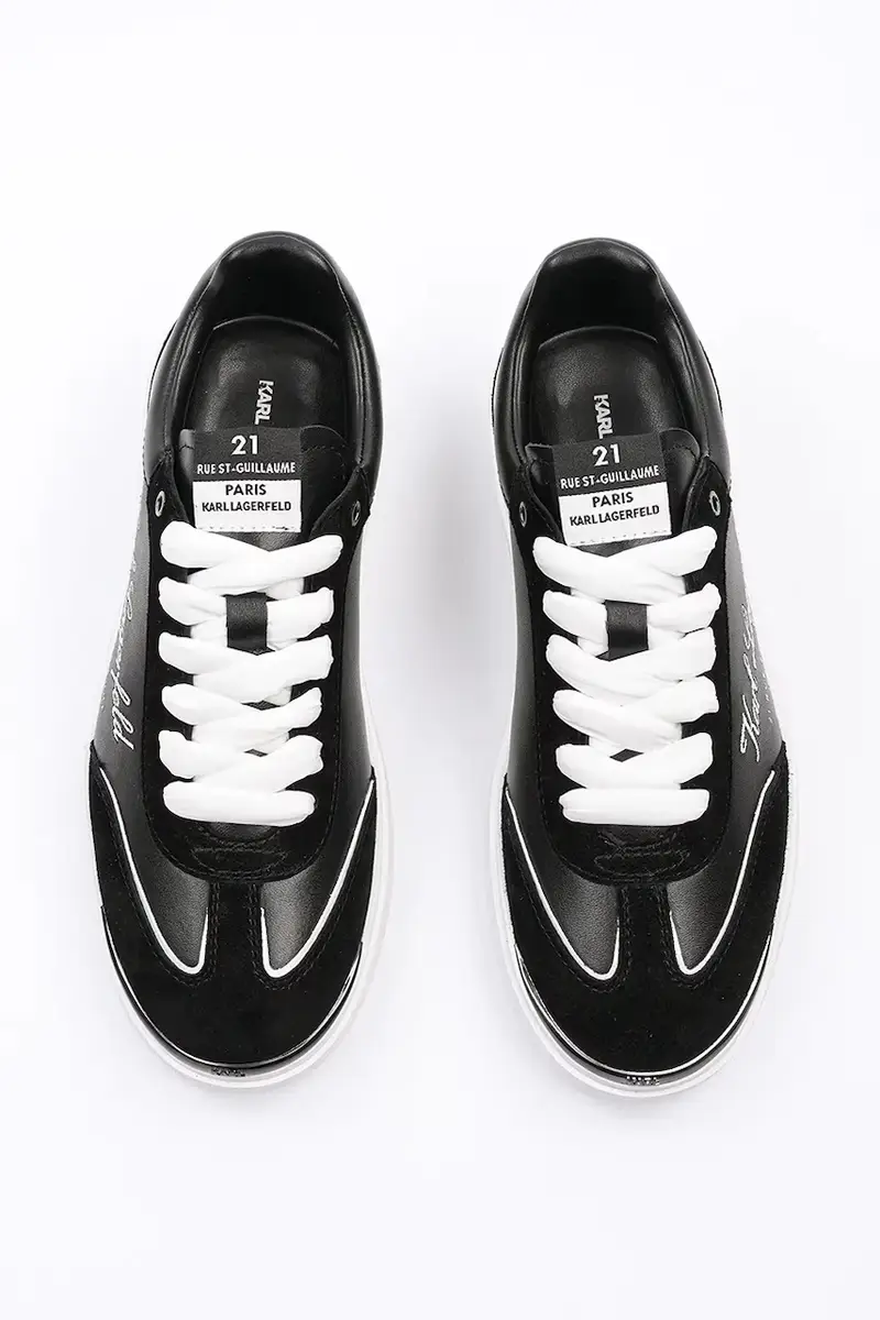 sneakers in pelle ATLAS colore nero KL63822 miniatura 5