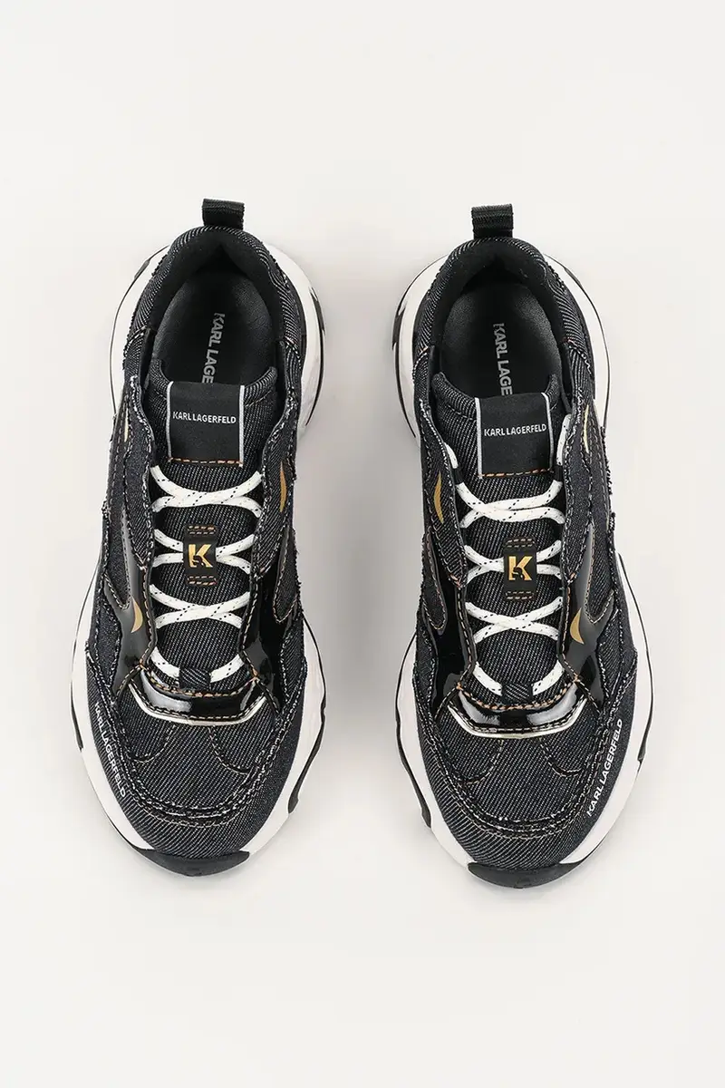 sneakers in pelle BLAZE donna colore nero KL62425D Blu navy miniatura 4