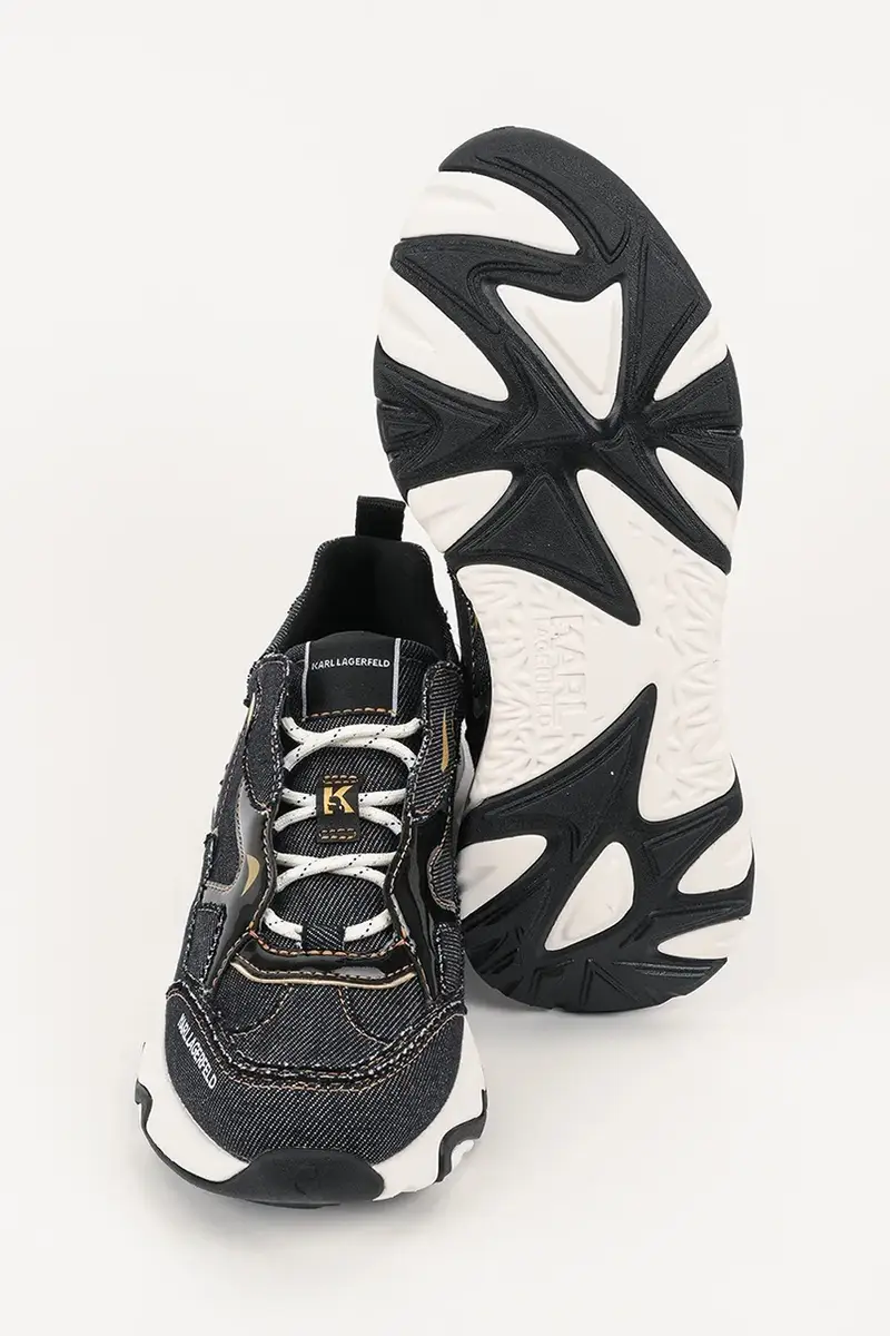 sneakers in pelle BLAZE donna colore nero KL62425D Blu navy miniatura 5