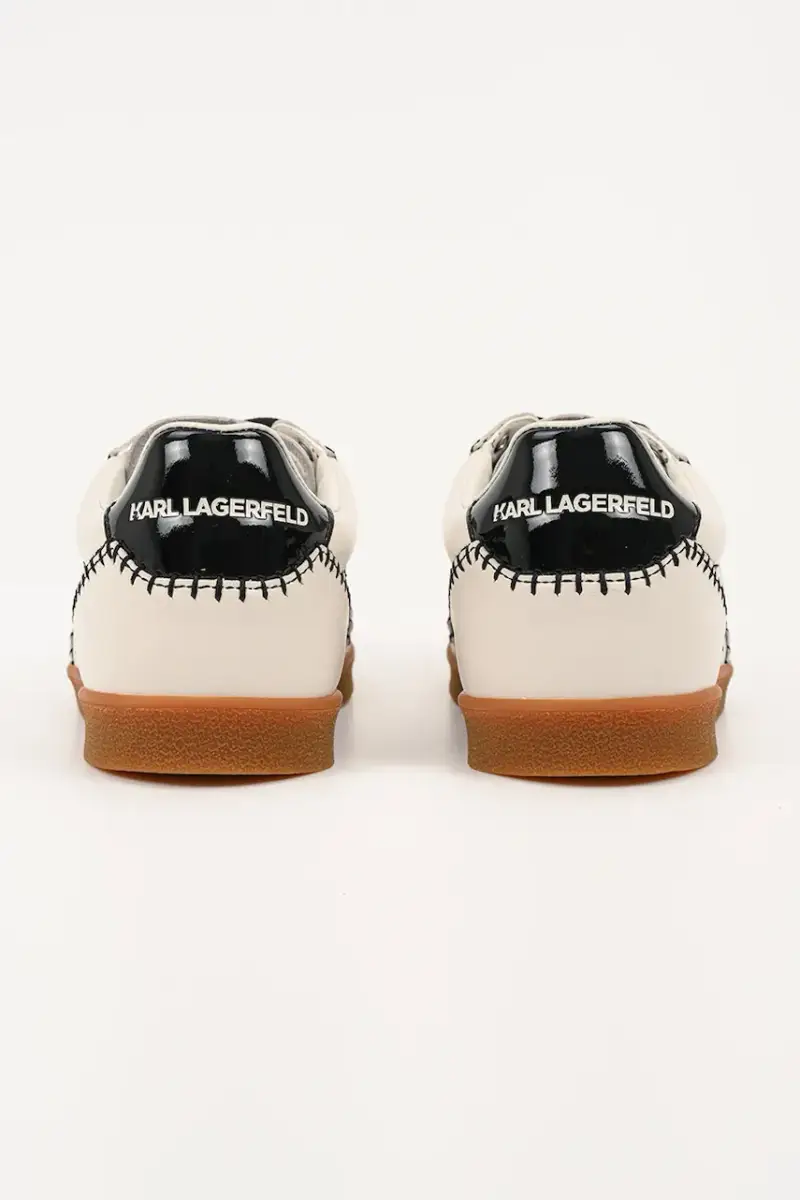 sneakers in pelle KANDIDATE donna colore beige KL63810A miniatura 3