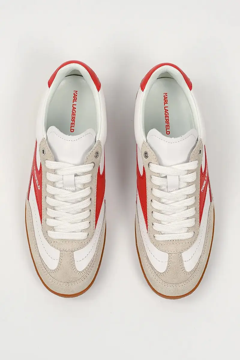 sneakers in pelle KANDIDATE donna colore bianco KL63855 miniatura 4