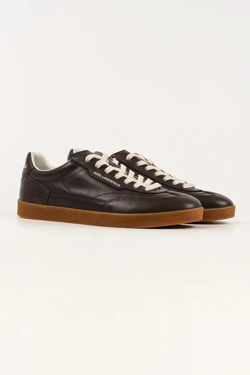 sneakers in pelle KANDIDATE uomo colore marrone KL53825A miniatura 2
