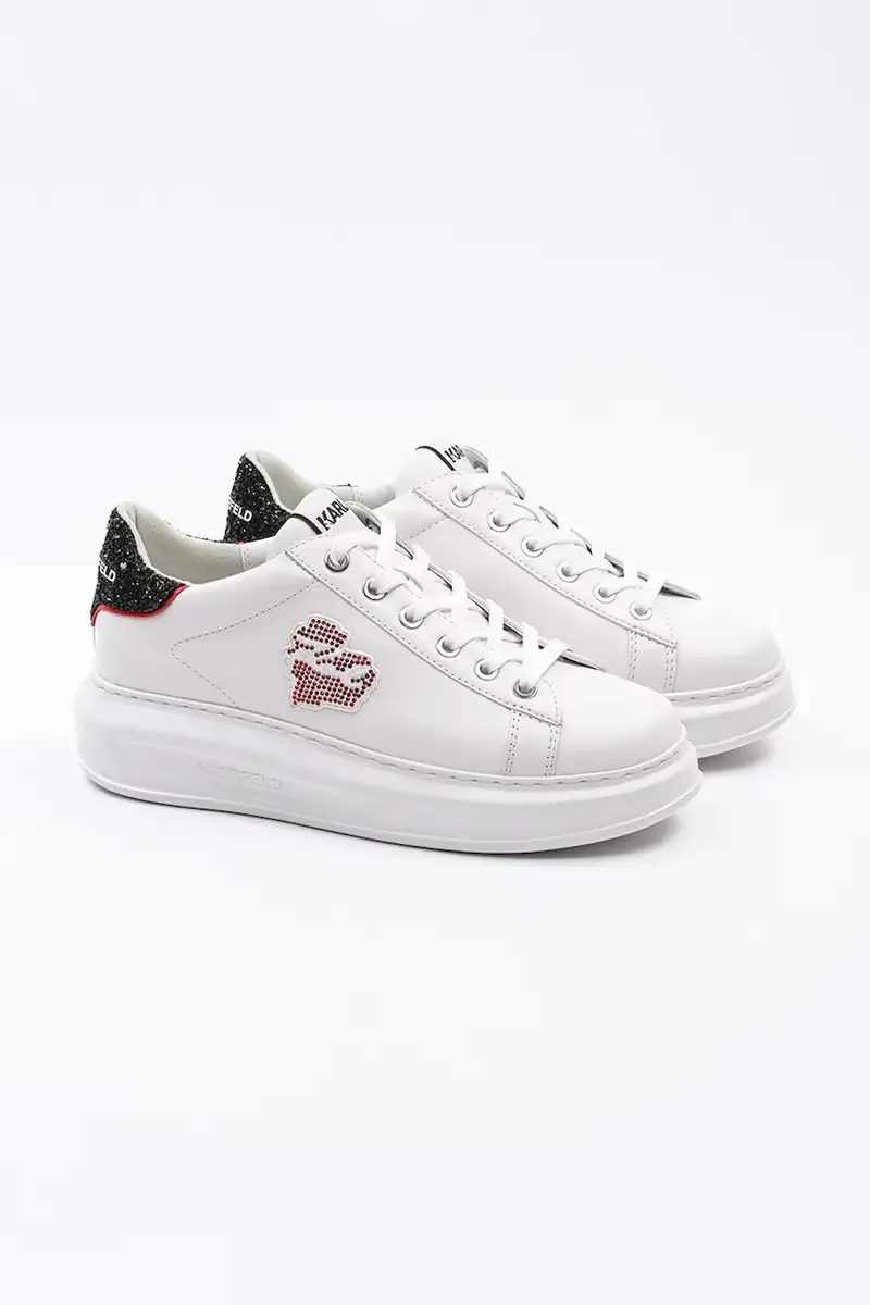 sneakers in pelle KAPRI colore bianco KL62515V miniatura 2