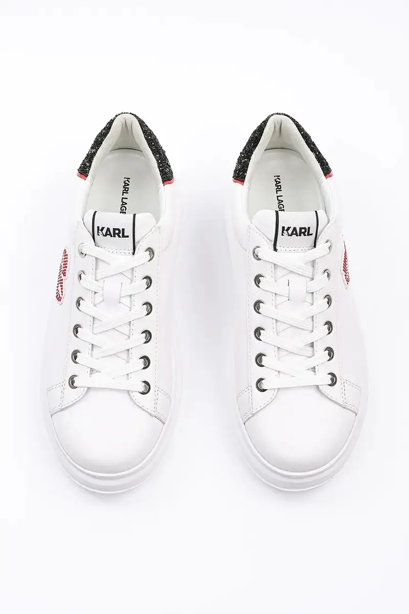 sneakers in pelle KAPRI colore bianco KL62515V miniatura 4