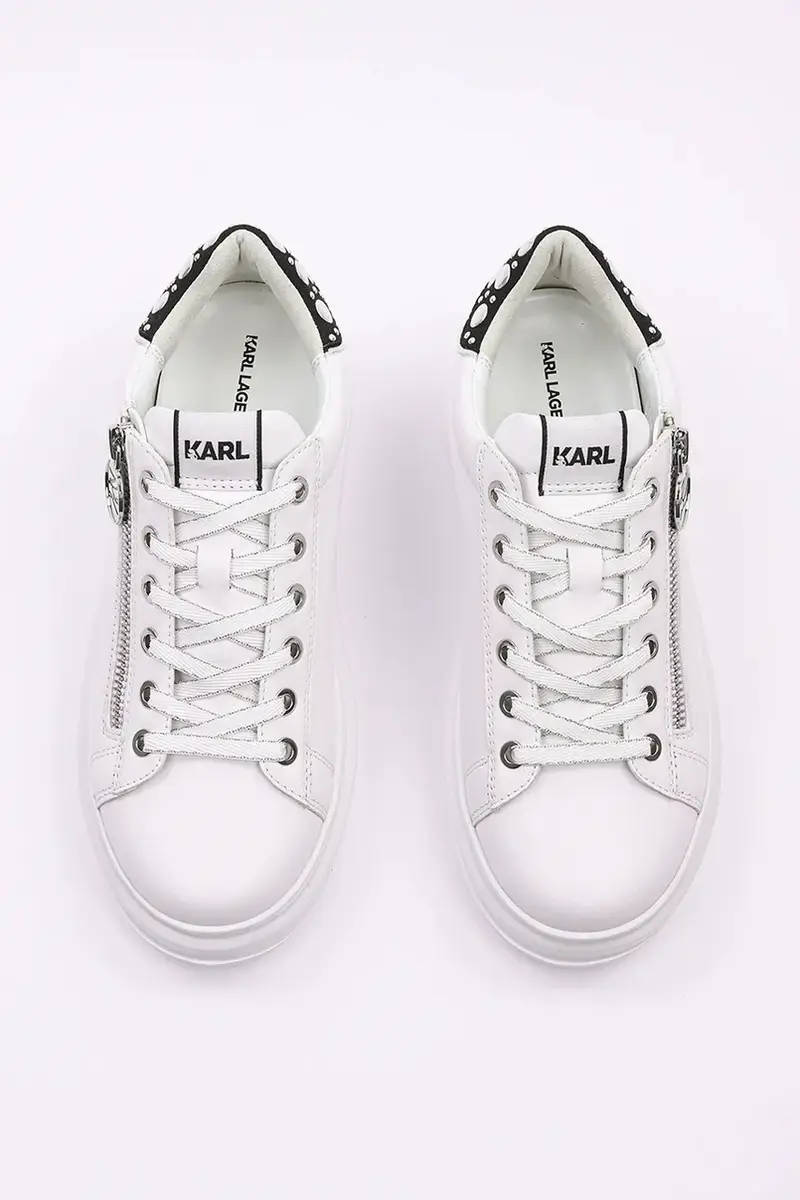sneakers in pelle KAPRI colore bianco KL62527F miniatura 3