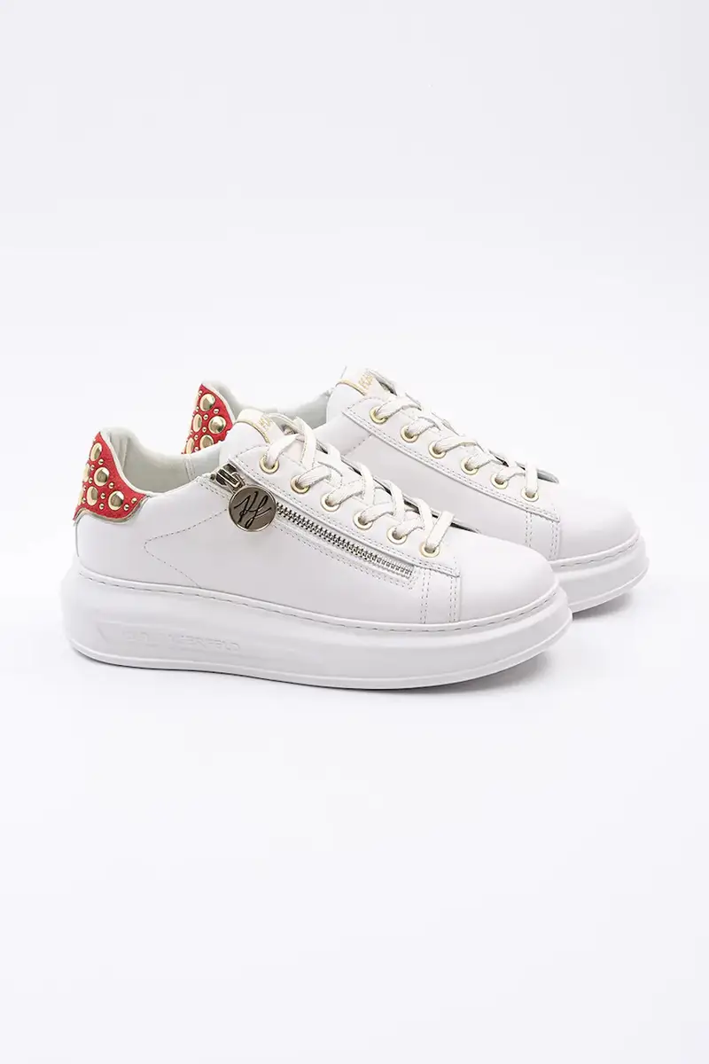 sneakers in pelle KAPRI colore bianco KL62527F miniatura 2